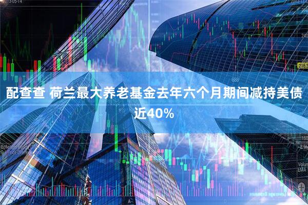 配查查 荷兰最大养老基金去年六个月期间减持美债近40%